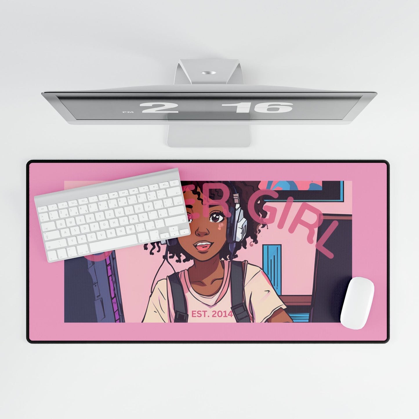 Ultra Smooth Mouse Pad Mat Pink