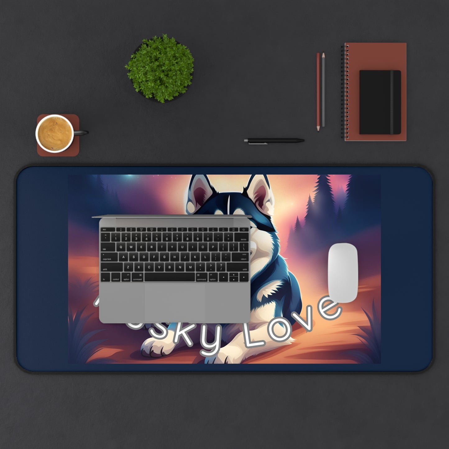 Ultra Smooth Mouse Pad Mat Husky